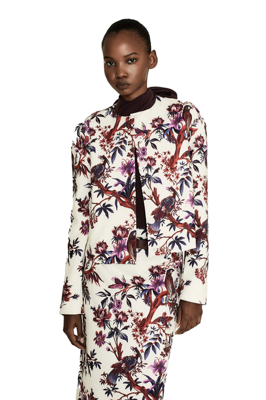 Floral Birds Jacket