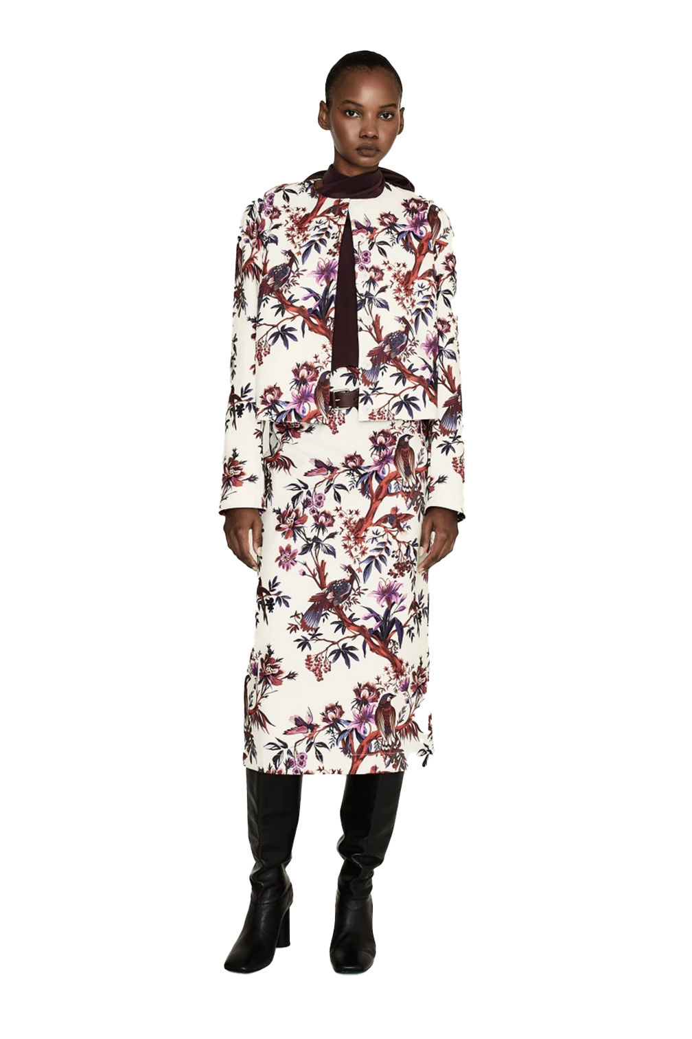 Floral Birds Jacket