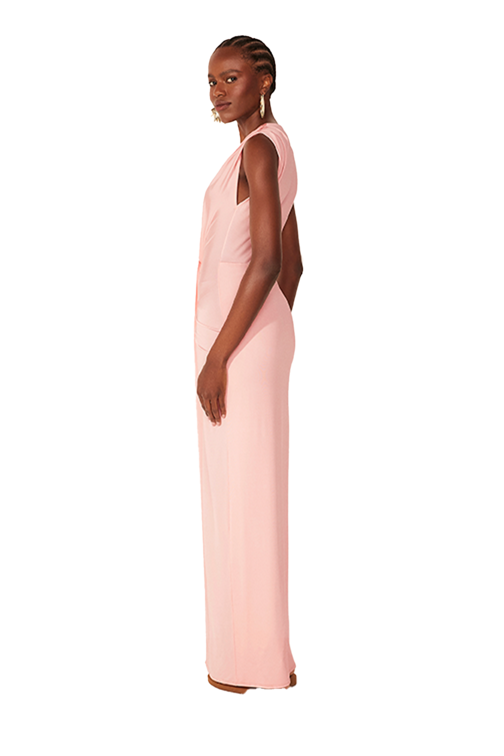 Malta Draped Long Dress