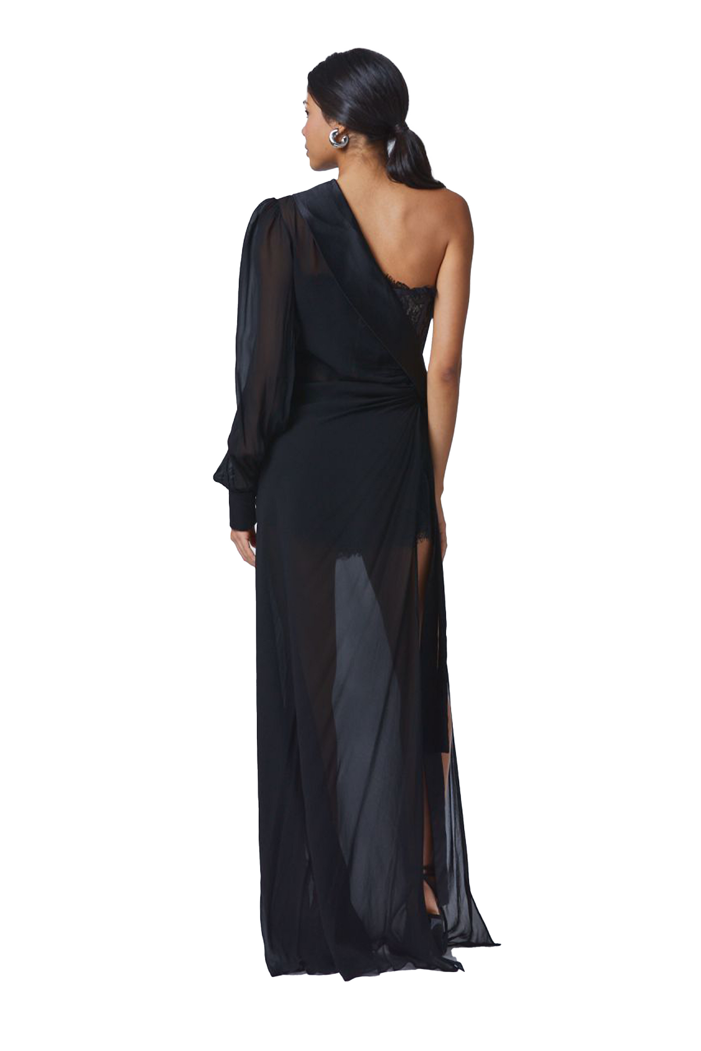 Lidia One-Shoulder Long Dress