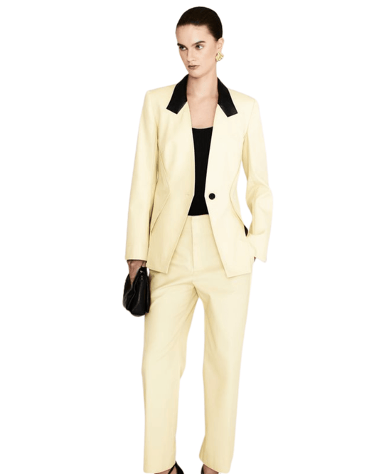 V-stitched blazer