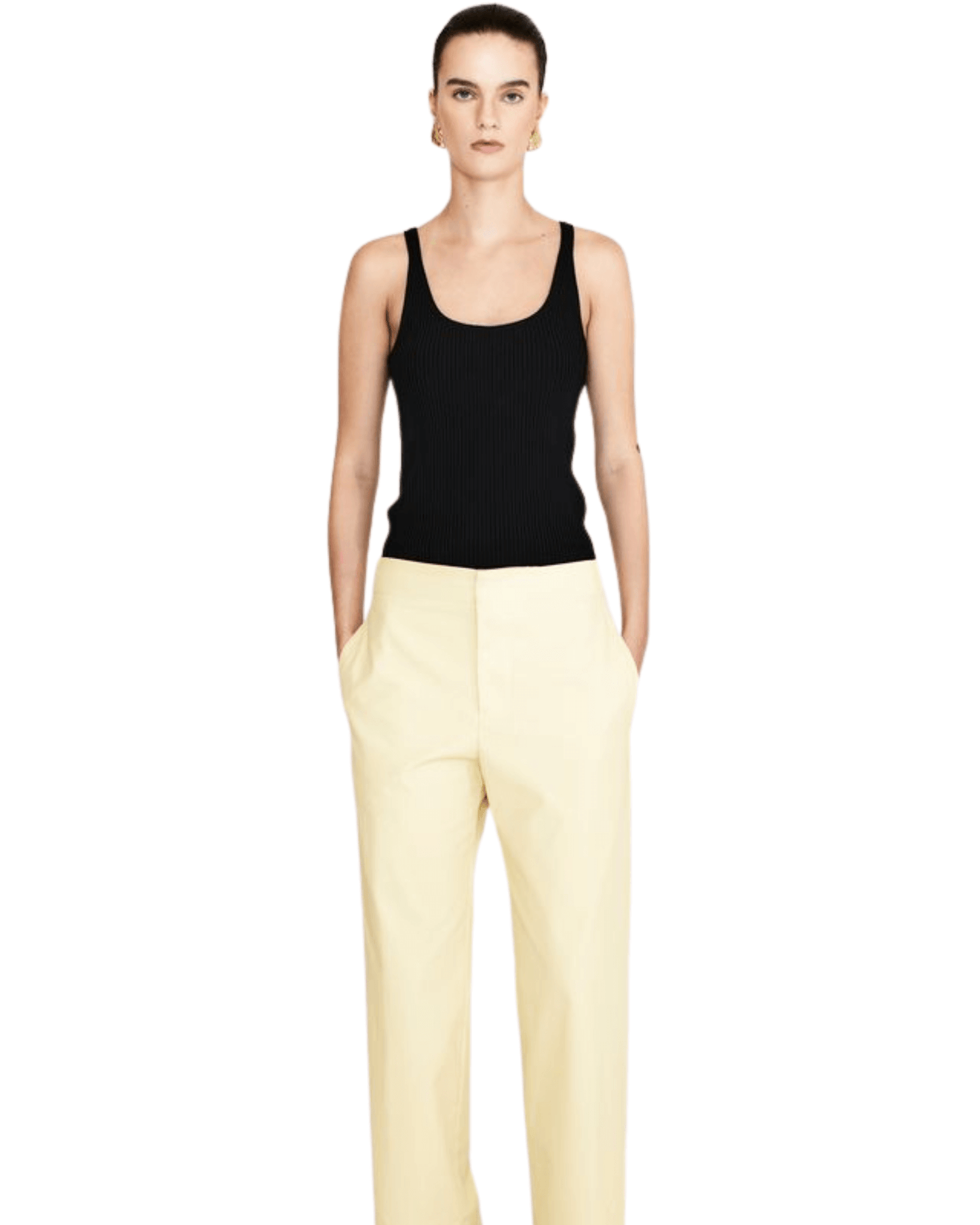 Straight wrap pants