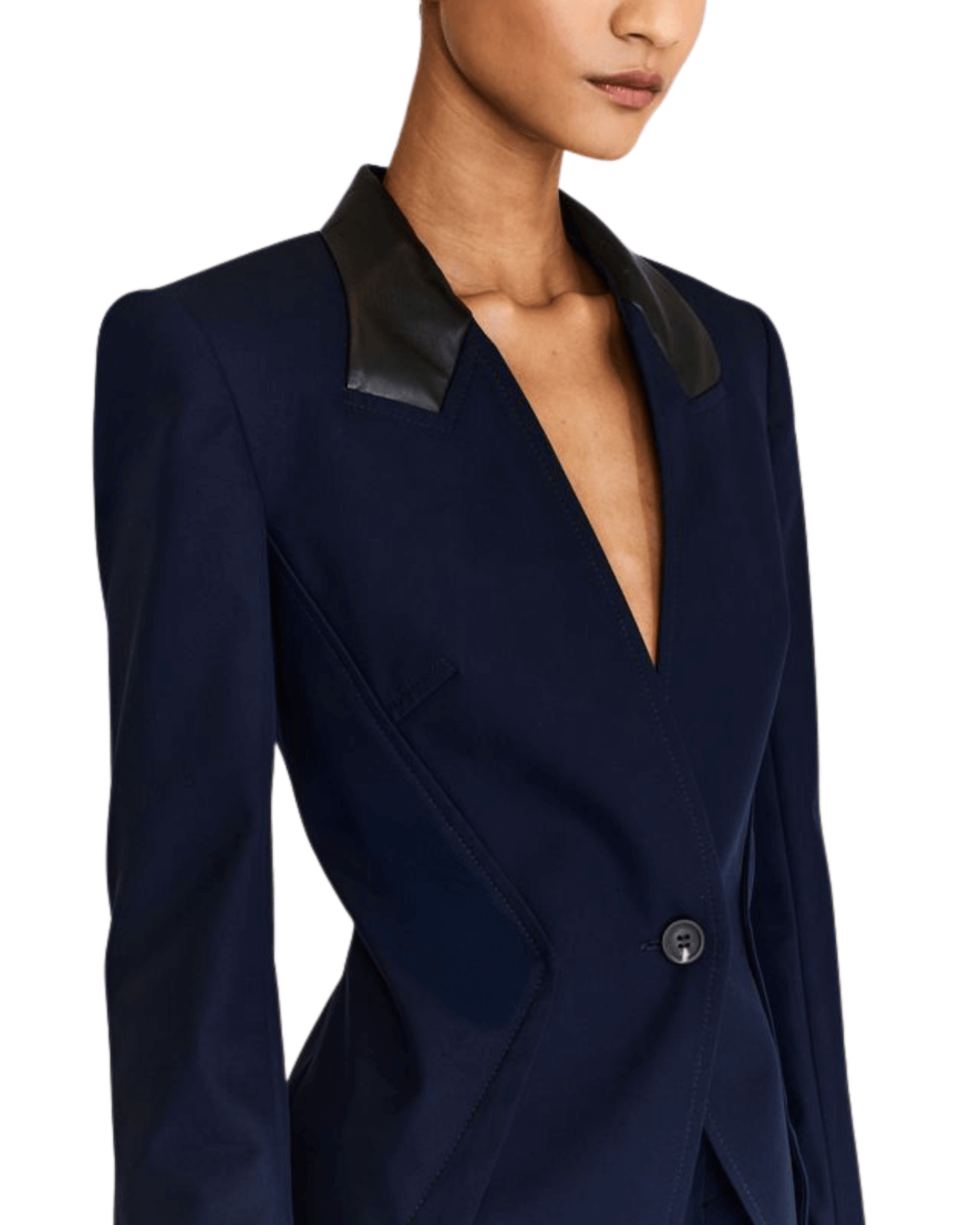 V-stitched blazer