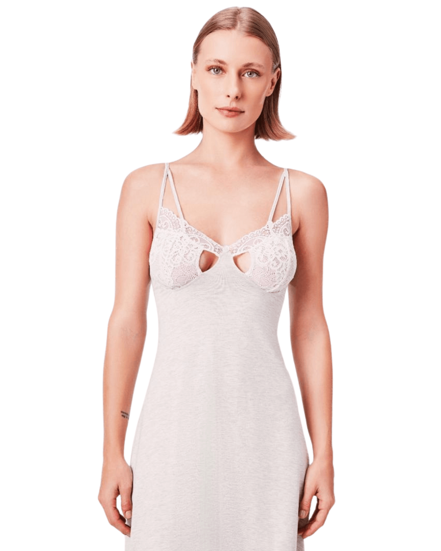 Short Knit Strap Nightgown Nanna