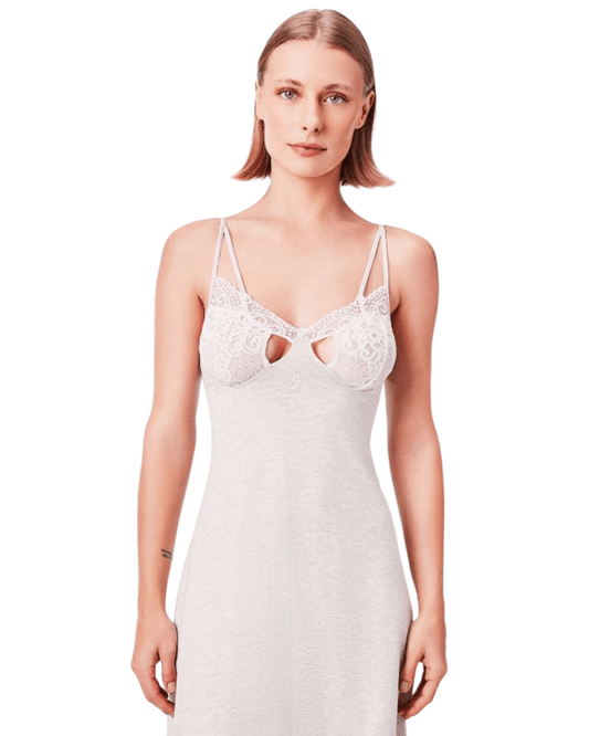 Short Knit Strap Nightgown Nanna