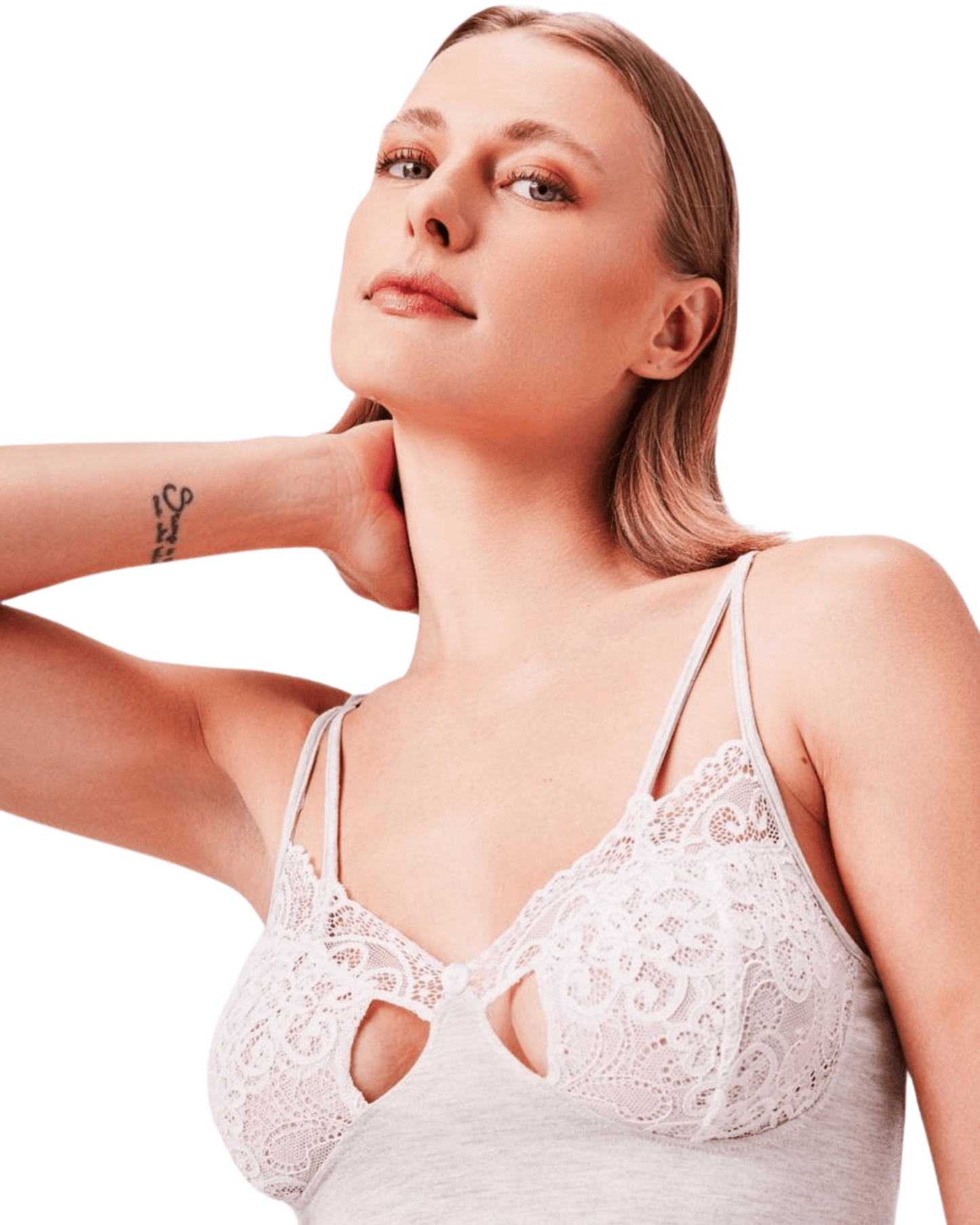 Short Knit Strap Nightgown Nanna