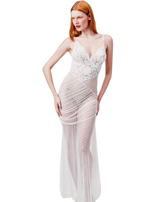 Long Nightgown with Tulle Straps – Marriage