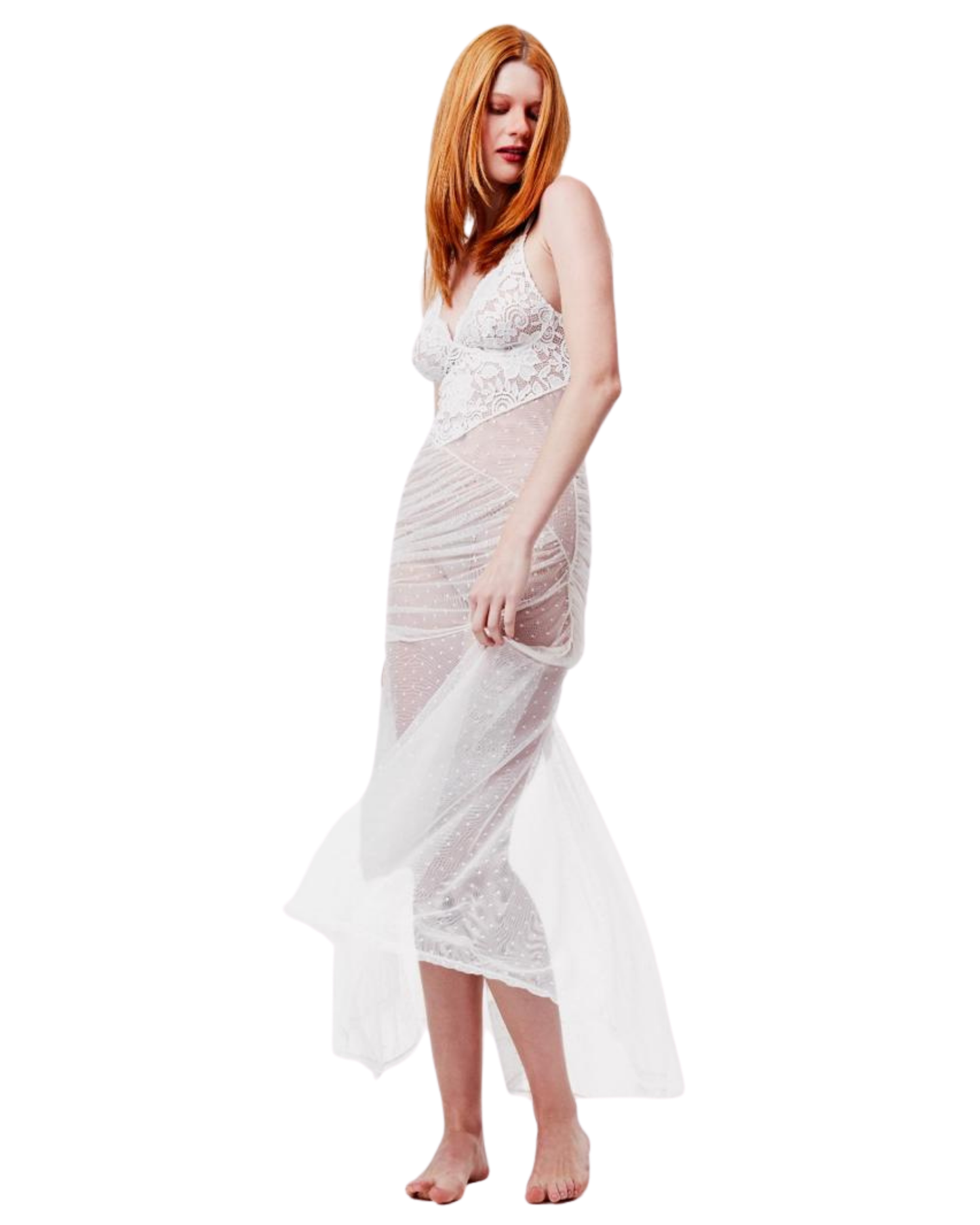 Long Nightgown with Tulle Straps – Marriage