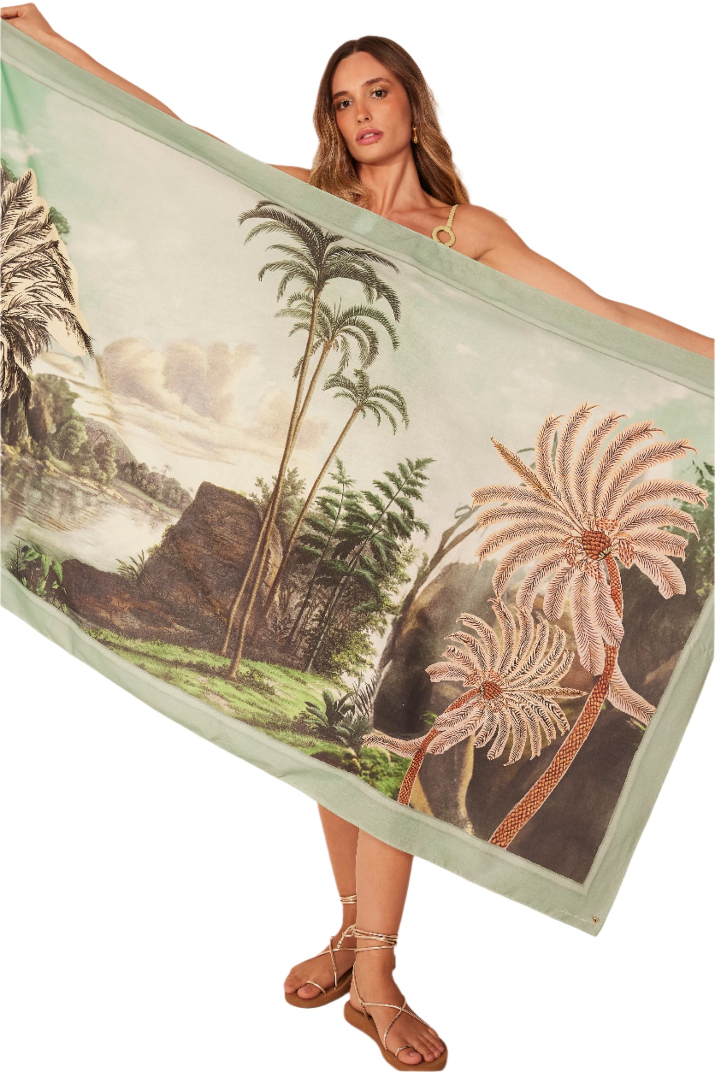 Palm Tree Beach Sarong