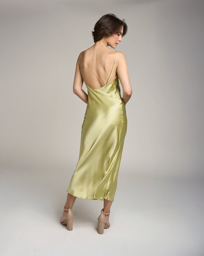LIME SLIP DRESS