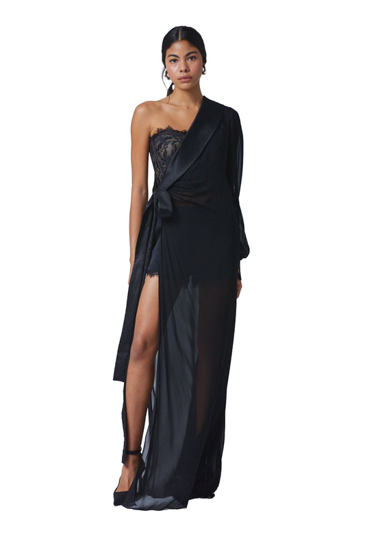 Lidia One-Shoulder Long Dress