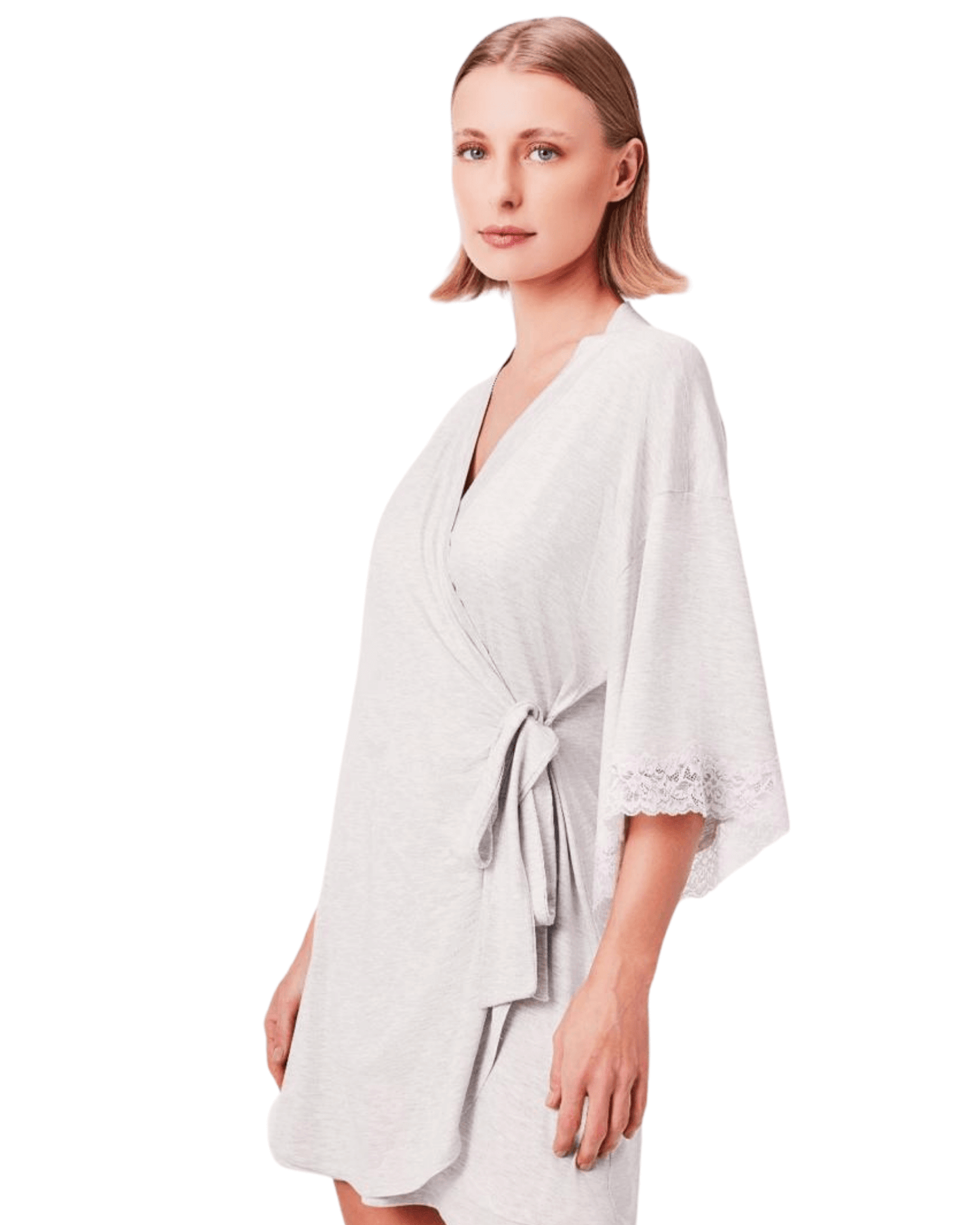 Short Knit Robe Nanna